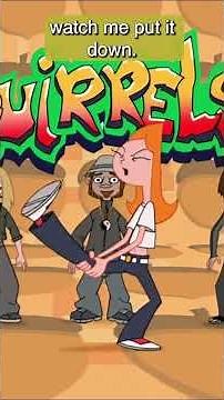 This girl's got some serious squirrels in her pants! Shorts PhineasandFerb