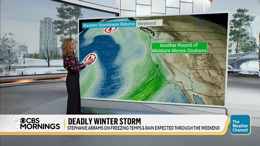 Several inches of snow and rain are expected to hit the East and West Coasts, respectively. The Weather Channel's Stephanie Abrams breaks down the winter weather. https://cbsn.ws/42G8ql9 | CBS Mornings