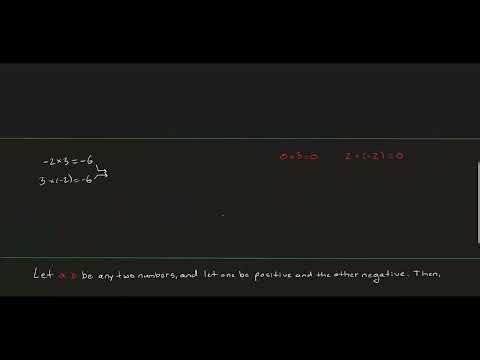 Multiplying a Positive and Negative Number: How to Visualize It | Algebra 1 Lesson 7