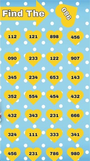 Find The Hidden Number 🤩| Mind Test | Quizz King Official