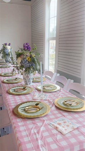 2.2K views · 48 reactions | Today’s set up has me SWOONING!!!!! Sip Tea and celebrate Blakeleigh turning THREE!!! Thank you Shelley, Luke & Julia for the help!!! Venue: Parish House Cake: M&M Blended Decor, rentals etc: Simply Stone | Morgan Stone | Facebook