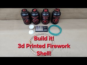 Building a 3D Printed Ball Shell Salute Firework!