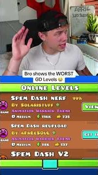 Bro Shows The WORST GD Levels 😭