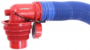 Threaded Attachment for EZ Coupler 4-in-1 RV Sewer Adapters - Red EZ Coupler Accessories and Parts F