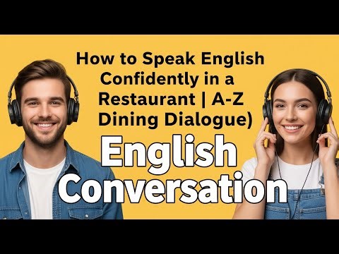 How to Speak English Confidently in a Restaurant A Z Dining Dialogue