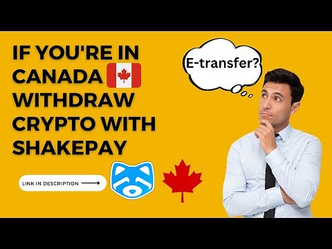 Shakepay - The best app for Canadians to transfer funds from crypto wallet to a bank account