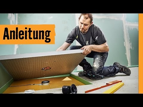 Bodengleiche Dusche einbauen: Punktentwässerung | HORNBACH Meisterschmiede