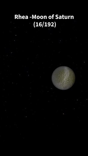 Rhea moon of saturn