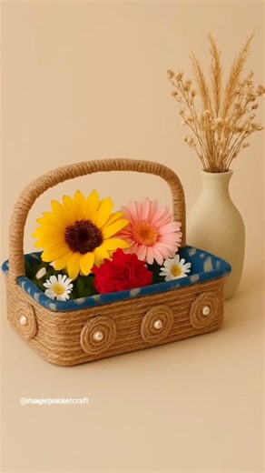 Magic Pocket Craft on Instagram: "Flower Box Diy with waste box Amazing craft for you #explorepage #reels #viral #trending #instagood #reelitfeelit #instareels #explore #fyp #viralreels #instagramreels #discoverunder50k #reelsdaily #reels2025 #comedyreels #funnyreels #reelsviral #trendingnow #instaviral #reelkarofeelkaro"