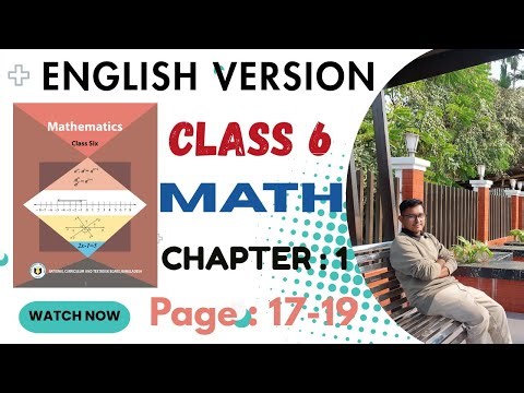 Class 6 MATH CHAPTER 1 English Version; Full video link⬇️ in description