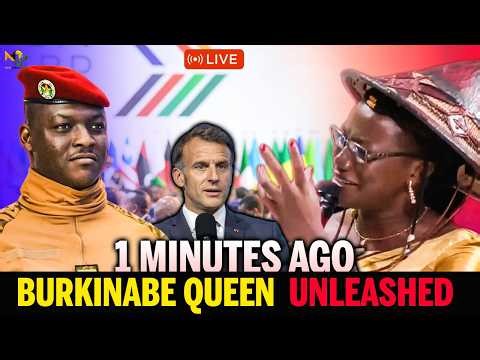 BRAVE BURKINABÈ LADY HUMILIATES MACRON LIVE IN PARIS! 🔥 TRAORÉ’S SPIRIT SHAKES FRANCE!
