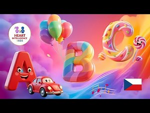 Učíme se abecedu ABCD - Abeceda pro děti - písnička, naučte se česká písmena - dlouhá verze