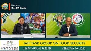 1.6K views · 43 reactions | 168th Virtual Presser IATF Task Group on Food Security 2:30-3 pm, Thursday, 10 February 2022 PTV4 / RTVM / DA Facebook page Resource person: Engr. Ariel T. Cayanan USec for Operations and Agri-Fisheries Mechanization Topics: • Food supply situation • Sufficiency levels of major commodities Host: Dr. Rodolfo Estigoy, DA Deputy Spokesperson | Department of Agriculture - Philippines | Facebook