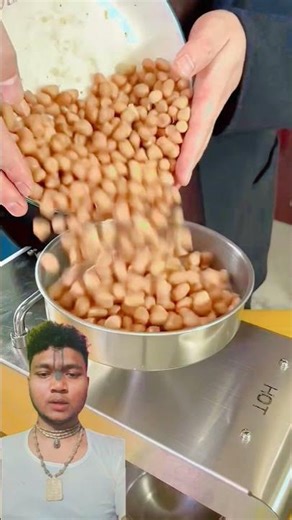 How to Make Pure Peanut Oil at Home | Mini Oil Extraction Machine #greenscreen #shorts #reaction