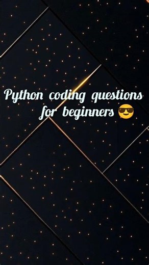 pythan coding question for beginners ✨😎#programming #python #trendingshorts #study#codinglife ✨
