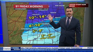22K views · 115 reactions | The snow has started to arrive in Indiana for this massive winter storm. @Jim O'Brien has updated the snowfall totals we'll see over the 2-day storm. Forecast: https://fox59.com/weather/massive-storm-comes-in-2-waves-heavy-snow-on-the-way/ Good to know: https://fox59.com/news/what-should-i-do-if-the-power-goes-out-during-a-winter-storm/ | FOX59 News | Facebook