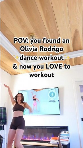 POV: you found an Olivia Rodrigo #dance workout & now you love to workout #homeworkout #fitness