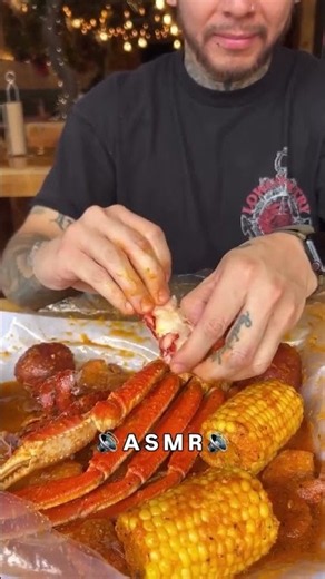Juicy Crab Legs & Lobster Seafood Boil 🤤🔥 | ASMR Eating Sounds