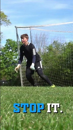 No rules, just stop it #football #goalkeeper #challenge