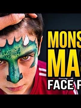 Easy Monster Face Paint in Minutes