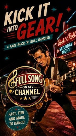 🎵 Kick It Into Gear | Classic Rock'n'Roll🎵