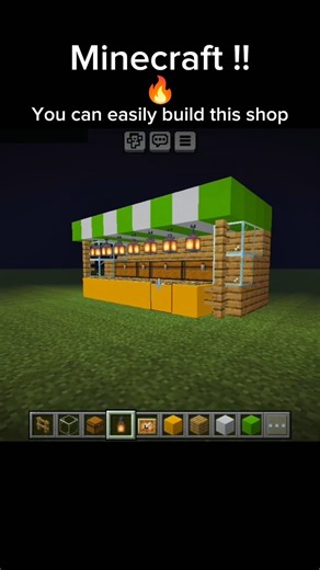 Shop in Minecraft 🏗️ | Easy Tutorial #Shorts #minecraft #gaming