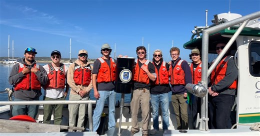 Cal Poly engineering students deploy ocean-powered generator in Morro Bay