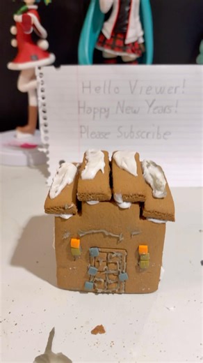 Minecraft gingerbread house #minecrafthouse #gingerbreadhouse #gingerbread #christmas #assembly