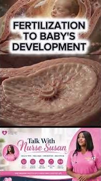Stage by stage of Baby's Development in the womb #pregnancy