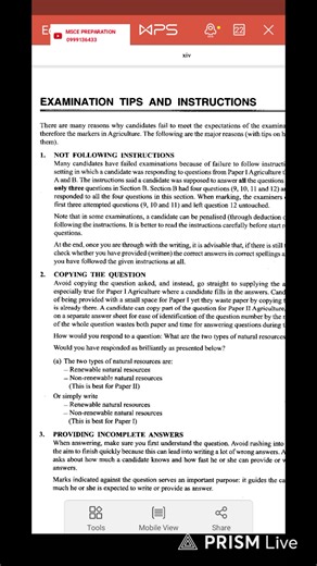 EXAMINATION TIPS AND INSTRUCTIONS IZIZI OSAZIPHONYA IZI CERTIFICATE YANU IMAYAMBIKIRA APAPA 0999136433 | MSCE Preparation