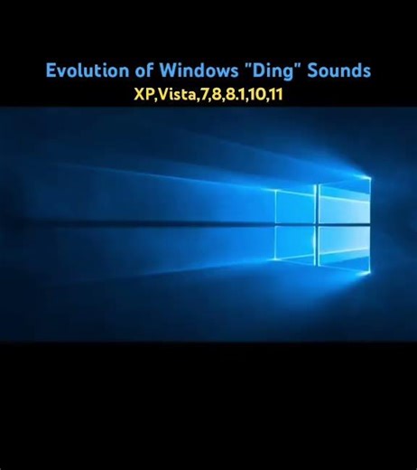 Evolution of Windows Background/Ding Sounds