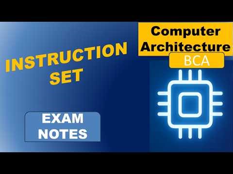 Instruction Set Complete | Computer Architecture | BCA |