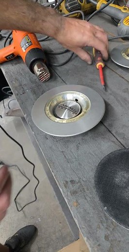 center caps logo removal