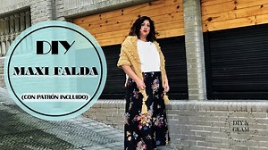 Tutorial de costura: maxi falda con patrón incluido