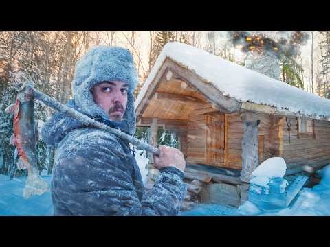 Life Alone In A Remote Cabin Without Electricity