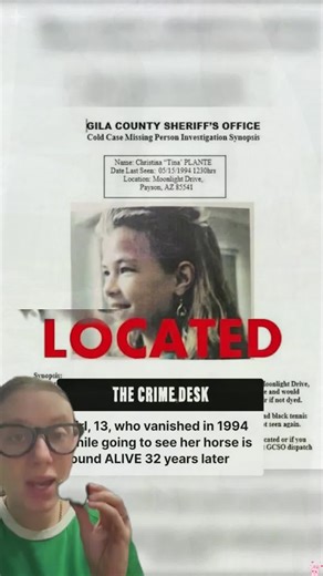 A missing 13 yo been found ALIVE 32 years later #truecrime #truecrimestory #arizona