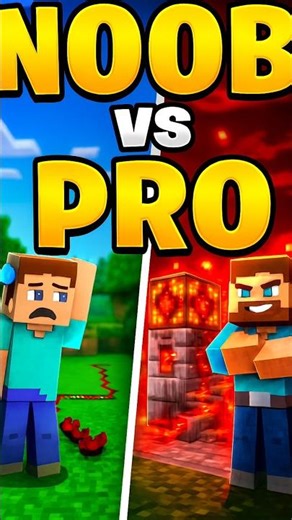 Noob vs Pro Redstone Fail 😭🔥 | Minecraft Shorts