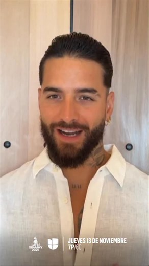 Maluma ya está listo para Latin GRAMMY 😎 ¿Y ustedes? 👀🎶🔥 @latingrammys jueves 13 de noviembre 7P/6C por Univision, ViX, UNIMÁS y Galavision. #LatinGRAMMY #Promo | Univision