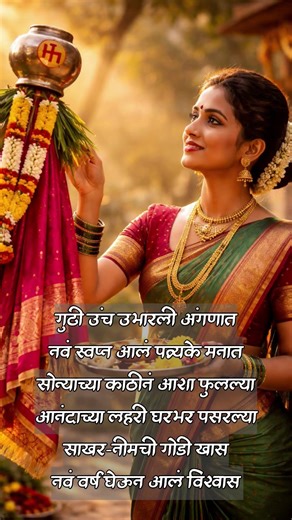 Gudi Padwa Song 🌸 | Marathi New Year Special | Day 37 of 100 Songs #shorts #song #music #gudipadwa