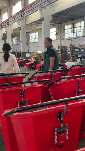 Inspection of the factory by Brazilian client. #kndmax #machine #garden #woodchipper #farming