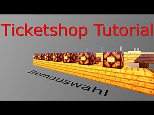 (TICKET) SHOP - Tutorial - PC, Pocket & Konsole + Redstone erklärt