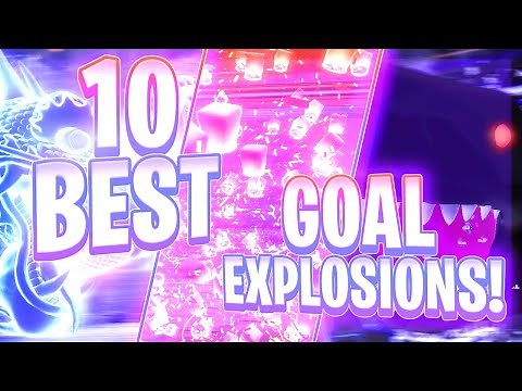 The 10 Best Goal Explosions of All Time! (Rocket League Goal Explosions)