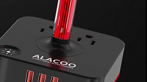 Headphone Stand RGB with USB Charger Gaming Headset Holder Hanger with 3USB Charging Ports Charging Station and 2 Prong AC Outlet Power Strips 8 RGB Light Modes for Table PC All Earphone Accessories