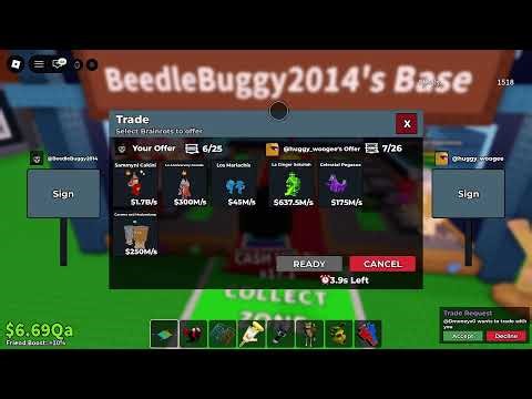 Trading Steal a Brainrot (NEW Trading Machine) (celebration!)