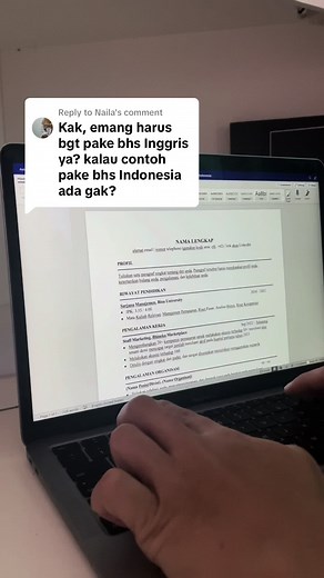 Contoh CV ATS Friendly untuk Mahasiswa