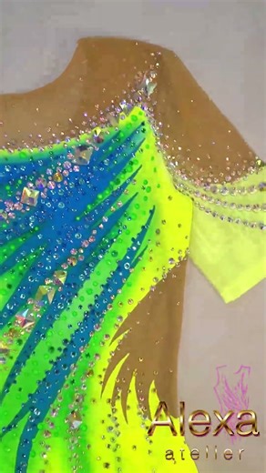 Leotard for rhytmic gymnastics from Alexa Atelier