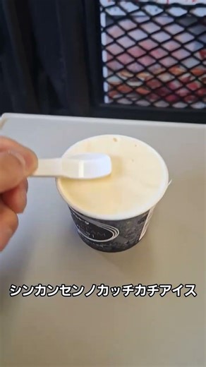 初めて食べる新幹線の防御力高いアイス #shorts #新幹線