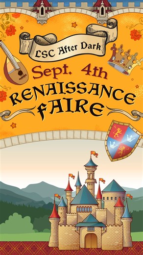 Hear ye, hear ye! 🔔 A most magical evening awaits at #LSCAfterDark: Renaissance Faire! 🍻🧚‍♀️ Don your finest garb and join us on September 4 for a night of medieval mischief! ✨⚔️ (18 ) | LSC After Dark