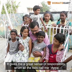 16K views · 10K reactions | Appa to 45 abandoned HIV+ children, Solomon works tirelessly to give them a healthy and happy life. He gives them food, clothes, education, and a roof over their heads. Above all, they’re given the love and care they deserve. You can support his mission. Donate Now: https://bit.ly/donate-to-save-hiv-positive-kids | Donatekart | Facebook