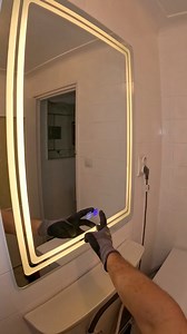 176K views · 3.4K reactions |  Bathroom mirror installation with integrated LED light. I modified it a bit to hide the wires behind the wall for a clean, flat finish. #fblifestyle #homedecor #diy #handcrafted #sustainableliving #localbusiness | Brikoula بريكولة | Facebook